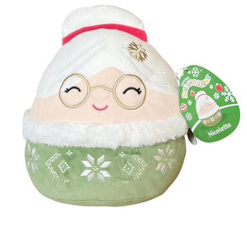 Squishmallows Officially Licensed Kellytoy B Christmas 2024 Squad Plush -Squishy Stuffed Animal Toy - Gift for Kids, Girls & Boys 8 Inch (Nicolette