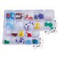 Kghios Montessori 3 Arrows - Complete Bead Materials Set for Kids, Three Arrows Montessori Math Toys Training Center
