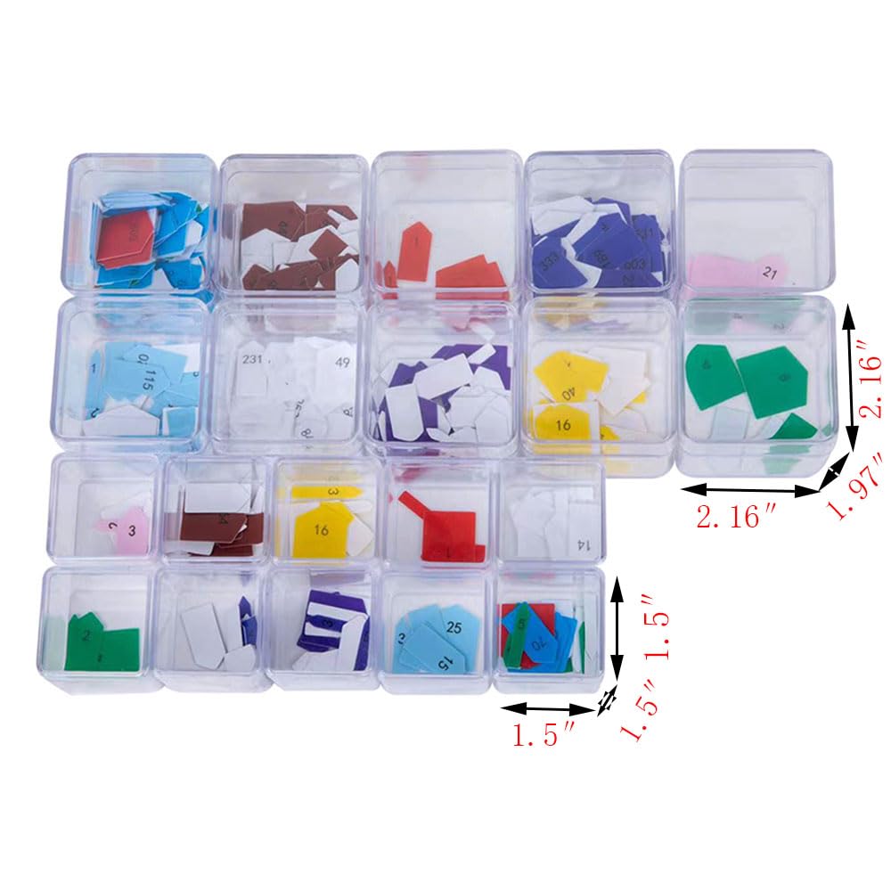 Kghios Montessori 3 Arrows - Complete Bead Materials Set for Kids, Three Arrows Montessori Math Toys Training Center