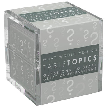 TableTopics What Would You Do Question Card Game - 135 Provocative Conversation Starter Cards for Parties with Adult Friends, Spark Lively Debates