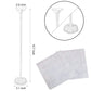 12PCS Balloon Stick Stand - Balloon Holder Cup with Balloon Pole and Flower Stand Base - Table Desktop Centerpiece Decorations for Wedding Birthday