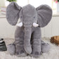 HWHXCZYH Elephant Stuffed Animal 16-Inch - Ultra Soft Gray Elephant Plush Toy, Cute Hugging Pillow & Room Decor, Cuddly Toy Gift for Kids, Boys,