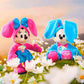Disney Store Official 2026 Mickey Mouse Easter Plush - 14" Disney Plushy in Easter Bunny Costume with Floppy Ears, Satin Bowtie, Floral Print Tummy