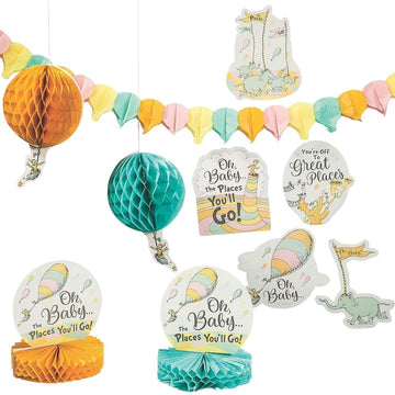 Fun Express Dr. Seuss™ Oh, Baby... The Places You’ll Go Decorating Kit - 10 Pieces