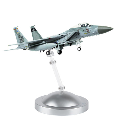 HANGHANG 1/100 Scale F-15 Eagle Fighter Attack Plane Metal Fighter Military Model Fairchild Republic Diecast Plane Model for Commemorate Collection or