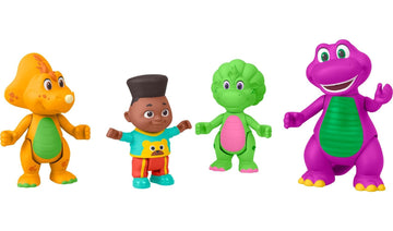 Barney’s World Toddler Toys by Fisher-Price, Hey Friends Pack with four figures to make up adventures, Kids Ages 2+ Years