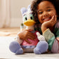 Disney Store Official Daisy Duck Medium Soft Toy for Kids, Cuddly Character with Fuzzy Texture and Embroidered Details in Pink and Purple Dress