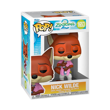 Funko Pop! Disney: Zootopia 2 - Nick Wilde - Collectable Vinyl Figure - Gift Idea - Official Merchandise - Toys for Kids & Adults - Disney Fans