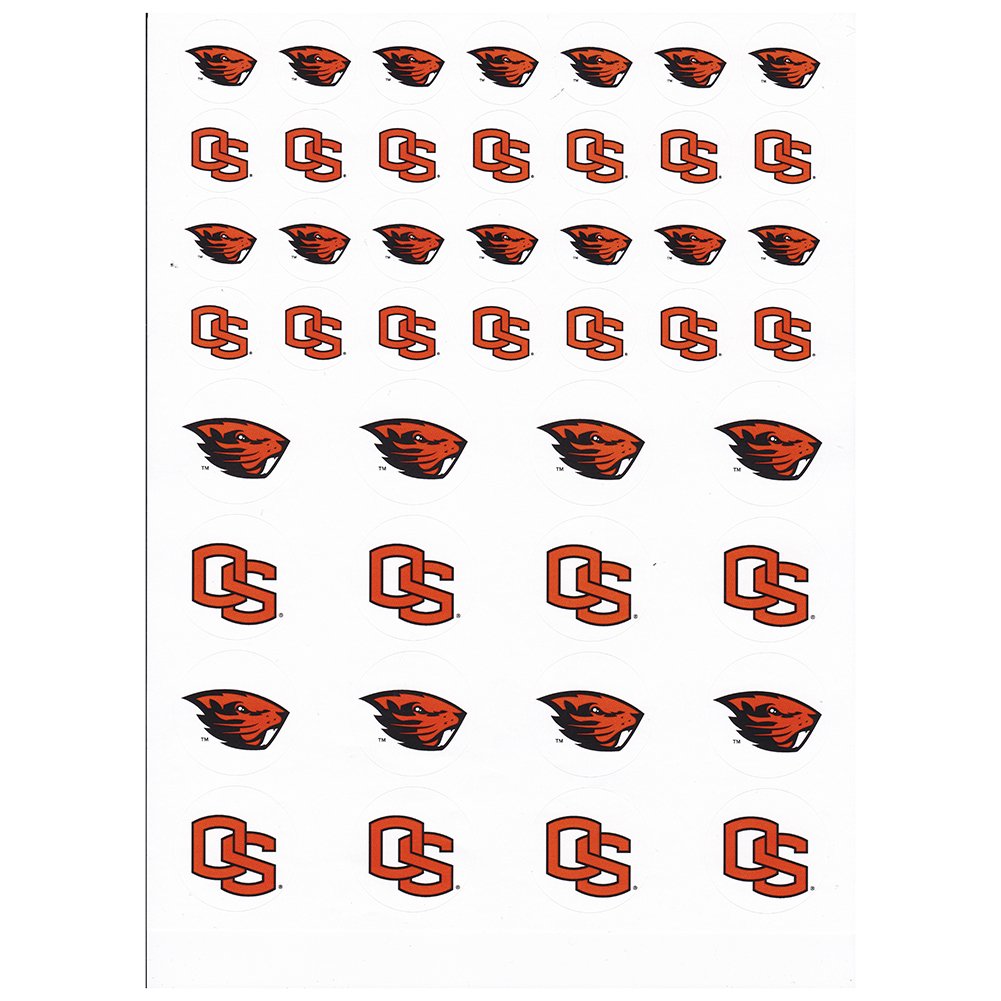 Oregon State Beavers Small Sticker Sheet - 2 Sheets