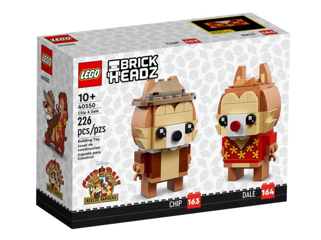 Lego BrickHeadz Chip and Dale, Building Toy Set for Kids, Boys and Girls, Ages 10+ (226 Pieces)
