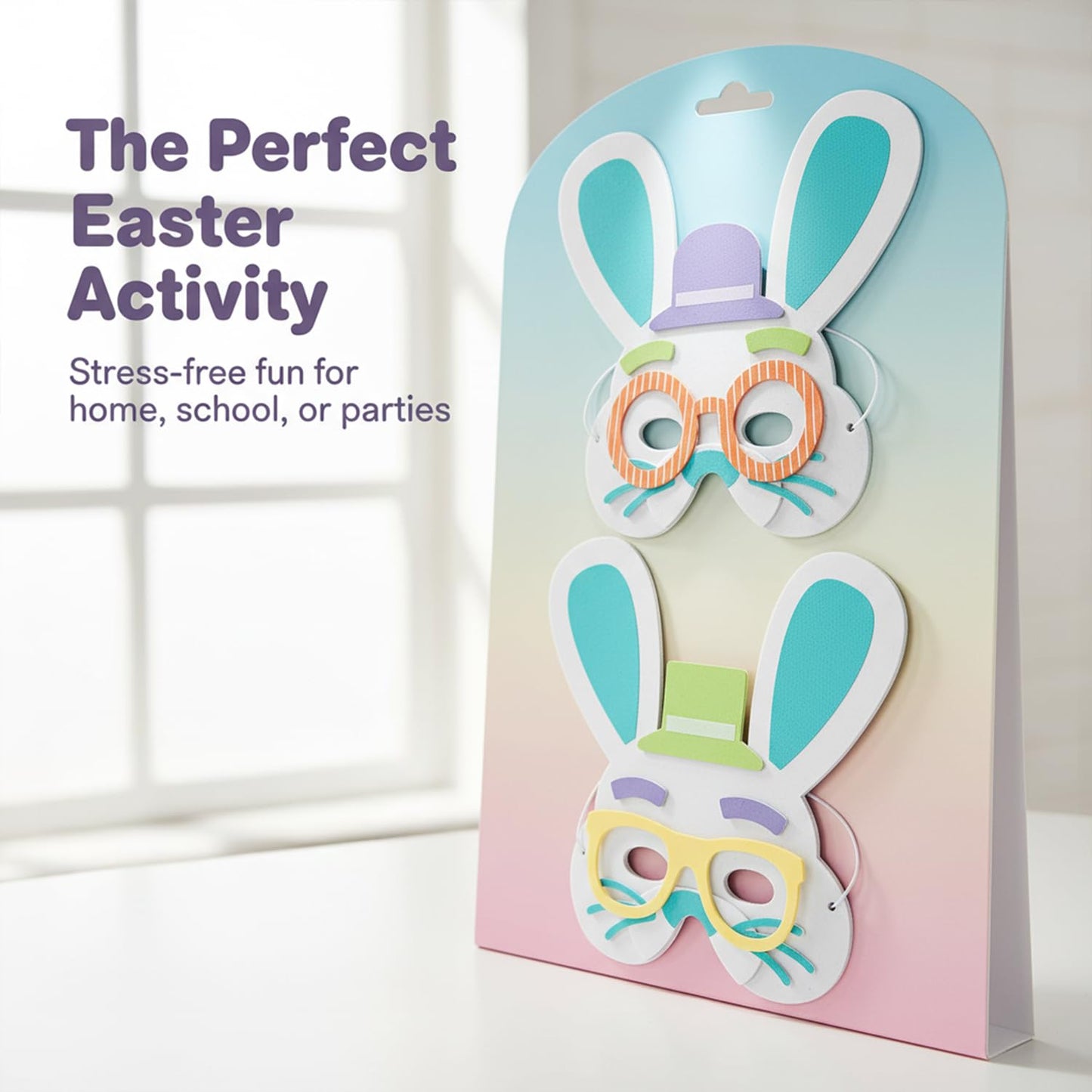 Easter Bunny Mask Ck-12 - Crafts for Kids and Fun Home Activities
