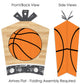 Big Dot of Happiness Nothin’ but Net - Basketball - Table Decorations - Baby Shower or Birthday Party Fold and Flare Centerpieces - 10 Count