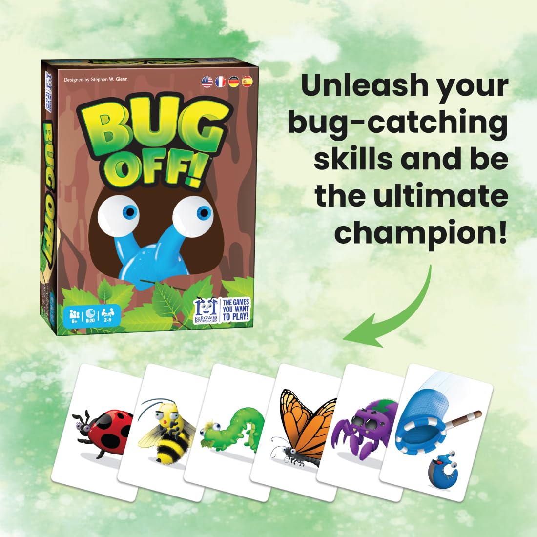 R&R Games Bug Off Family Card Game