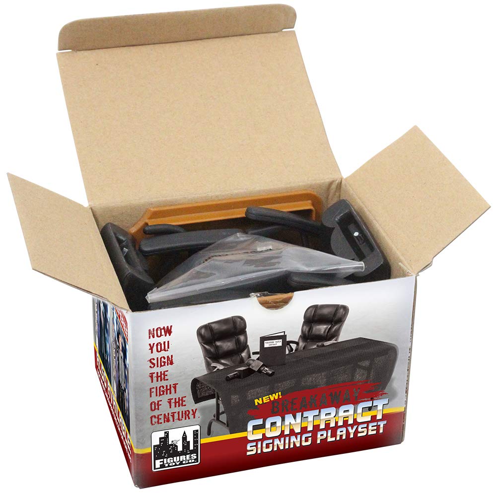 Breakable Contract Signing Playset for Wrestling Action Figures