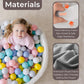 Wonder Space Deluxe Kids Round Ball Pit, Premium Handmade Kiddie Balls Pool, Soft Indoor Outdoor Nursery Baby Playpen, Ideal Gift Play Toy