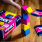 Wonky: The Unstable Party Game, An Abstract Strategy and Dexterity Wooden Block Stacking Game for All Ages, Tower Balancing Game, 9 Colorful Wooden