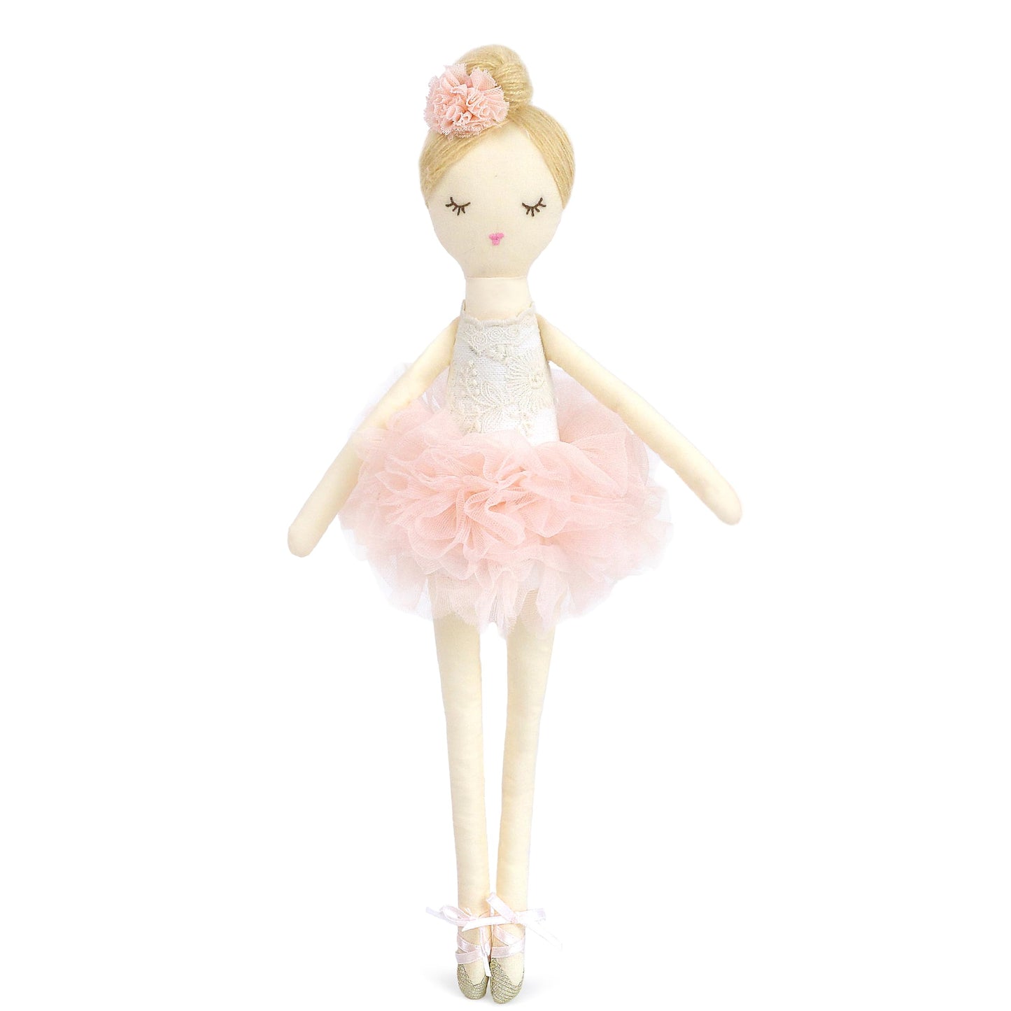 MON AMI Charlotte The Ballerina 15-Inch Stuffed Doll, Plush Gift Girls