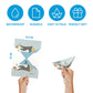 WOYS Floating Origami Boats | North Set | Waterproof Premium Reusable Paper | Screen-Free Summer Toy & Gift | DIY Origami Kit | 5 Sheets | Bath, Pool