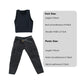 1/12 Action Figure Clothes,Two-Piece Set for 7" Muscular Male Action Figures,1:12 Scale mininature Clothing Suit. (Black Vest and Pants)