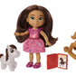 Mattel Spirit Untamed Young Lucky Doll (Approx. 4-in) with 5 Movable Joints & Story Accessories Incuding Rocking Horse & Small Horse
