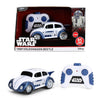 Jada Star Wars R2-D2 Volkswagen Beetle RC Car - 1:32 Scale Simple Function Remote Control Toy Toys