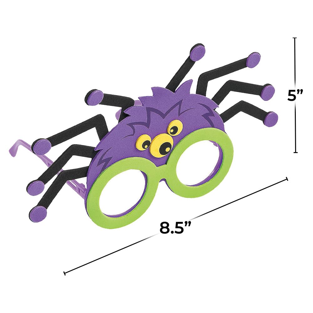 Spider Foam & Plastic Kids Glasses Craft Kit - Crafts for Kids and Fun Home Activities