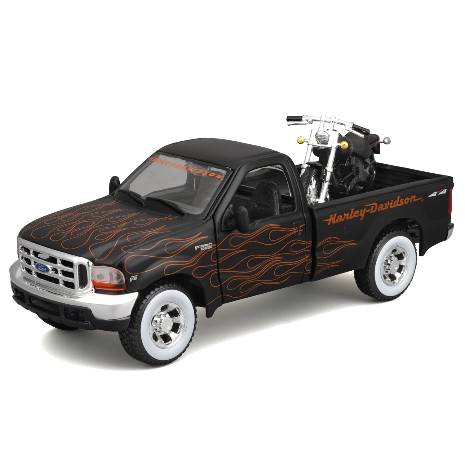 Maisto - 32181bk - Vehicle Miniature - Model Harley Davidson 1936 - Scale 1: 24 Scale - Ford F 350 Super Duty