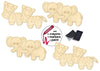 Magnet Kits for Kids Craft Kits for Kids Unfinished Wood Crafts to Paint or Color Magnet Crafts for Kids Safari Animal Crafts for Kids Jungle Crafts
