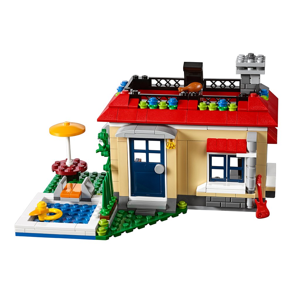 LEGO Creator Modular Poolside Holiday 31067 Building Kit (356 Piece)