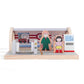 Bigjigs Rail Underground Train Station | Kids Railway Accessories for Wooden Track Sets | London Underground & City Metro Inspired Play Set |
