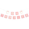 QIANGDAGSI Oh Twodles Birthday Banner