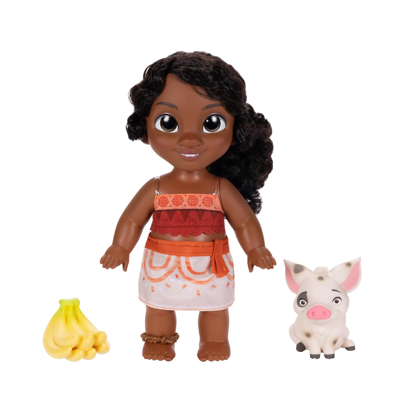 Disney Moana 2 Little Sis Simea Doll & Pua Figure - Doll Playset for Girls Officially Licensed by Disney, Makes Great Birthday Gift, Gift for Girls