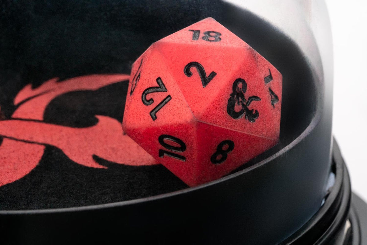 FanRoll Dungeons and Dragons D&D Orb of Possibility, Automatic Dice Roller w/Super Bounce d20