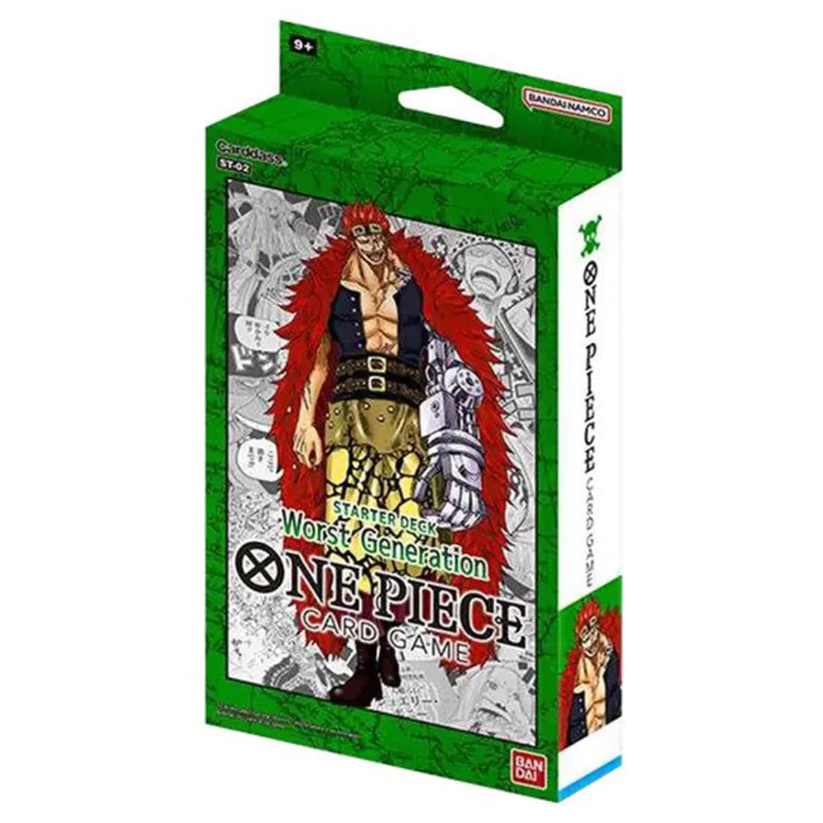 BANDAI NAMCO Entertainment One Piece TCG: Worst Generation Starter Deck, Green
