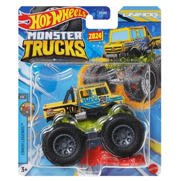 Hot Wheels Monster Trucks Unimog Crash Legends 3/6 New for 2024