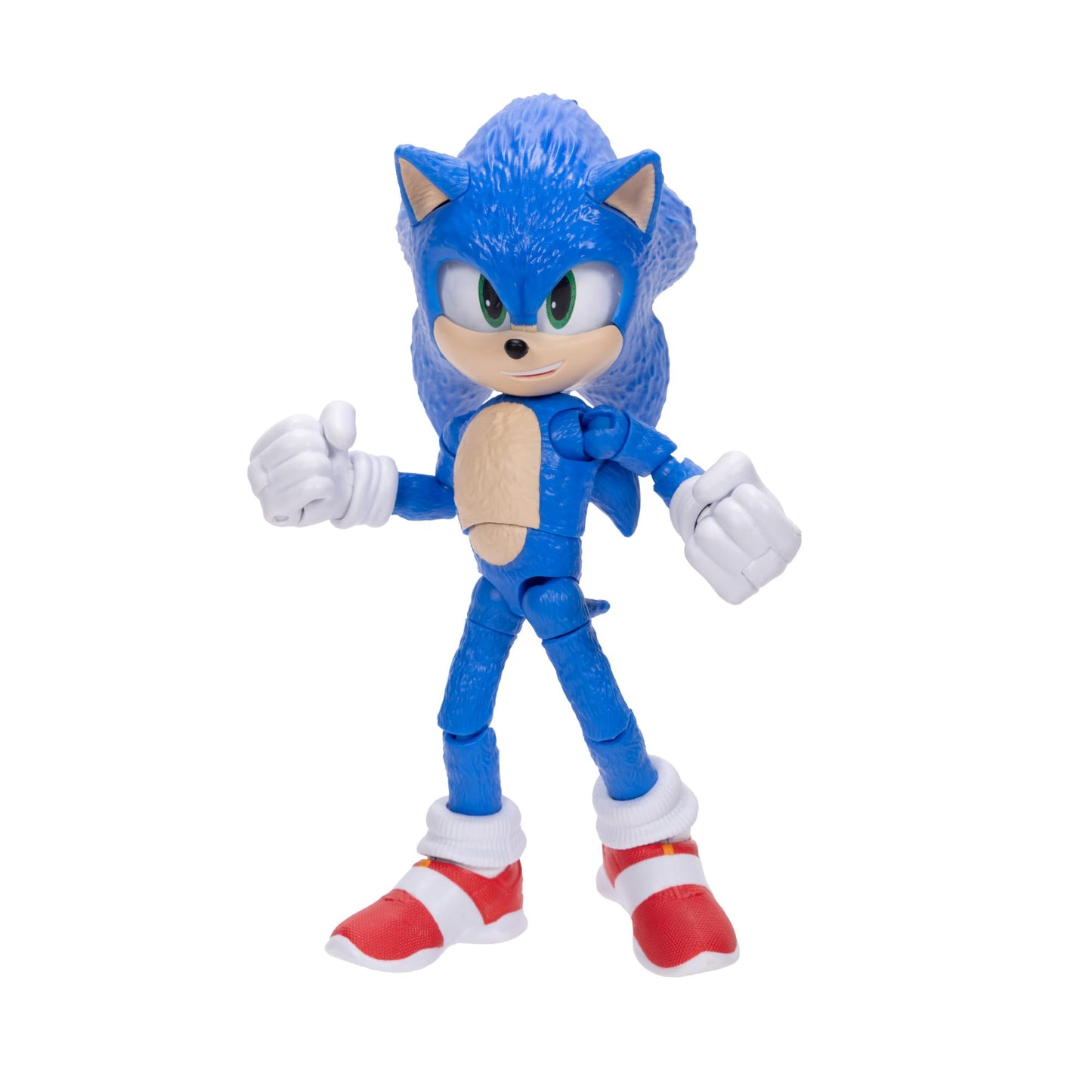 Sonic The Hedgehog 3 Movie 5-InchAction Figure 4-Pack, Articulated Figures from Jakks Pacific's Wave 1 Include Sonic The Hedgehog, Shadow, Tails,