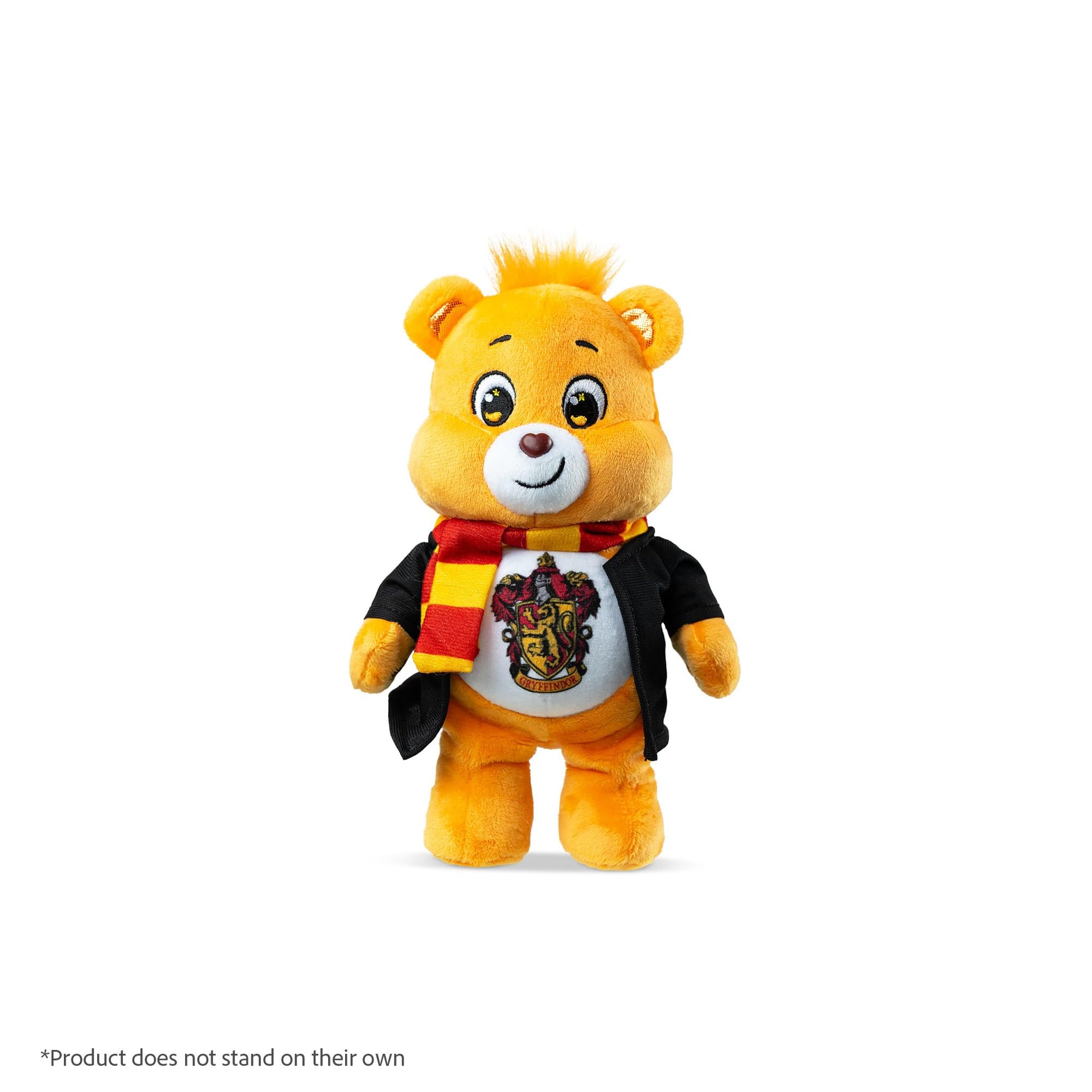 Harry Potter x Care Bears - 8 Inch Plush - Soft, Huggable Plushie, Stuffed Animal for Girls and Boys, Ages 4+, Gryffindor House Tenderheart Bear