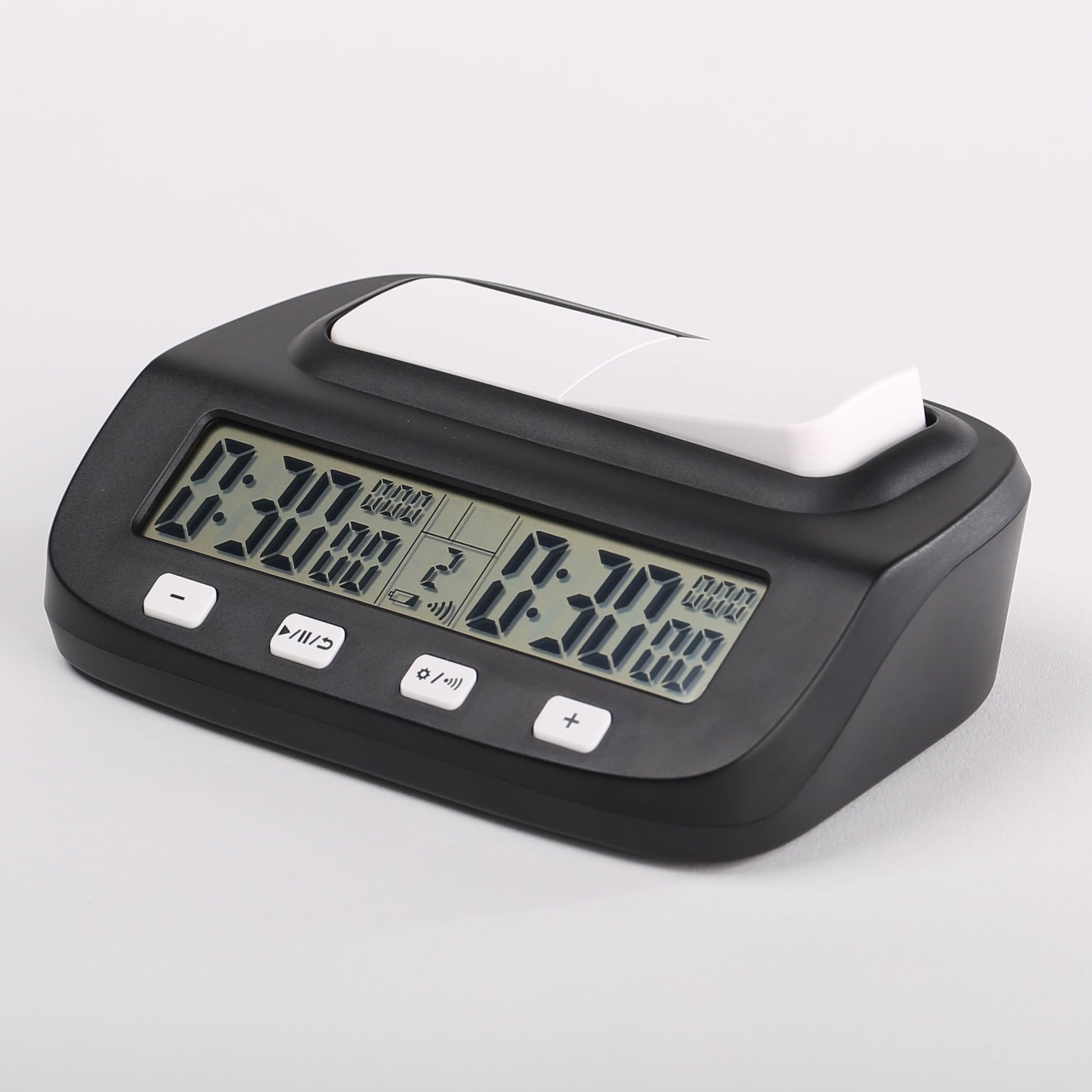 Digital Chess Clock Timer for Tournament Competition, with Bonus Delay Byo-yomi Count Down Up Function for Chess, Go, Checkers & Board Games