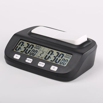 Digital Chess Clock Timer for Tournament Competition, with Bonus Delay Byo-yomi Count Down Up Function for Chess, Go, Checkers & Board Games