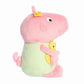 Aurora Peppa Pig 12" Baby Evie with Rubber Ducky Playful Plush