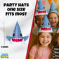 Unique Baby Shark - Party Hats, Blowouts & Sticker Bundle | Officially Licensed | 8 Hats, 8 Blowouts & 1 Sticker Sheet | Birthday Party Supplies Set |