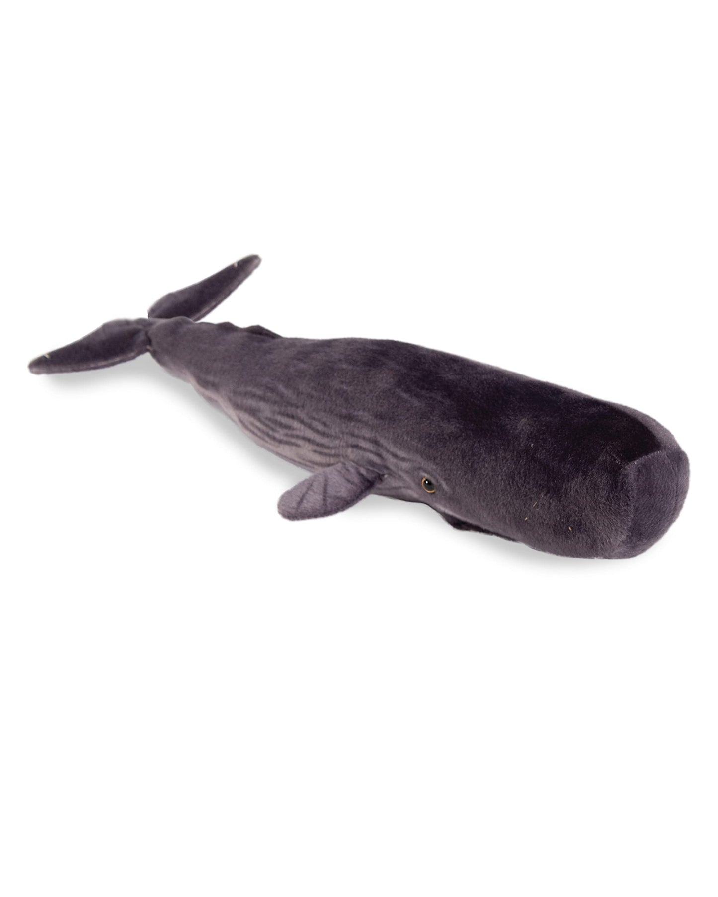 Real Planet Whale Plush Toy - Realistic Stuffed Animal Gift for Kids All Ages, Large Ocean Sperm Whale Plushie, Christmas Birthday Gifts (Sperm Whale