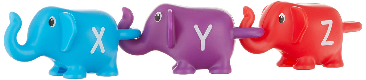 Learning Resources Snap-n-Learn ABC Elephants - Educational Alphabet Elephant Toy, Fine Motor Skills, Counting and Sorting, Toddler Montessori Toys