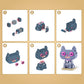 MAX Build More Premium Bricks Fuggler Alley Cats Collection (2 Pack) by ZURU, Plastic Building Brick Capsules for Teens and Adults, Collectible Cat