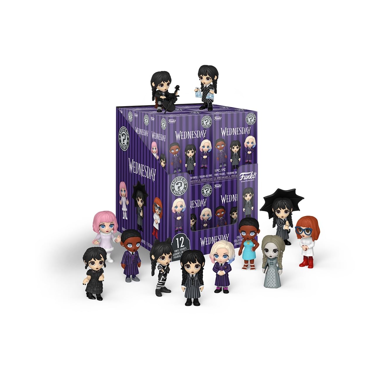 Funko Mystery Mini: Wednesday - One Collectable Vinyl Figure - Gift Idea - Official Merchandise - Toys for Kids & Adults - TV Fans - Mini Figure for