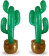 GiftExpress 2 Pack Inflatable 36" Cactus Prop Décor for Mexicano Fiesta Theme Party Decorations, Cinco De Mayo Prop, Hawaiian Pool Party, Desert