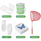 3 Pack Kids Telescopic Butterfly Fishing Net Set Extendable Anti Slip Bug Catching Kit with Box Cage Stickers Outdoor Toys