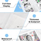 OTJ 12 Rolls Instant Print Camera for Kids Refill Thermal Print Paper Rolls - Photo Album 2.5x3.5 Picture Holder Book Holds 120 Horizontal Photos DIY