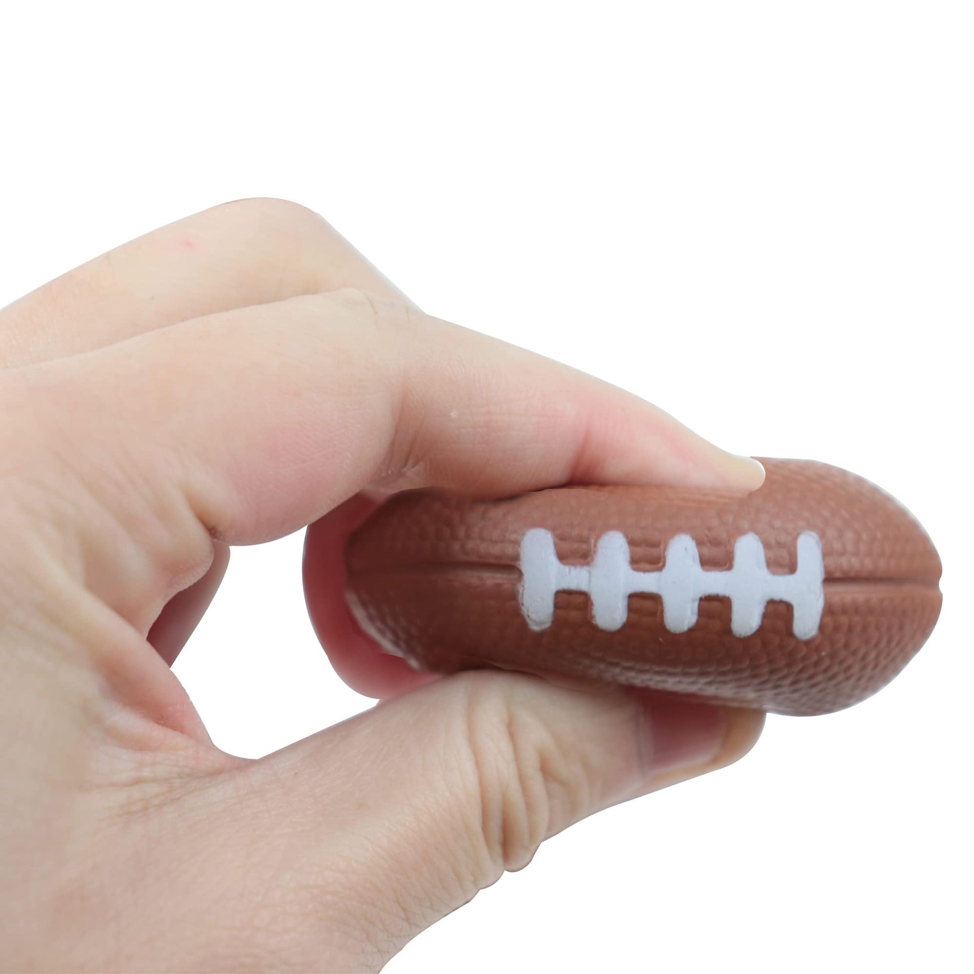 GIFTEXPRESS 30-Pack Mini Foam Football, Mini Stress Ball, Foam Sports Ball for Big Game Party, Football Party Decoration, Football Stress Reliever