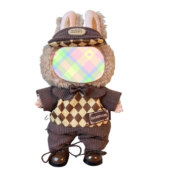 Clothes for Dolls Accessories, Cool Outfit Set for 17cm Doll Suit, Stylish Dress Up Doll Hat Clothing Set Replacement with Shoes